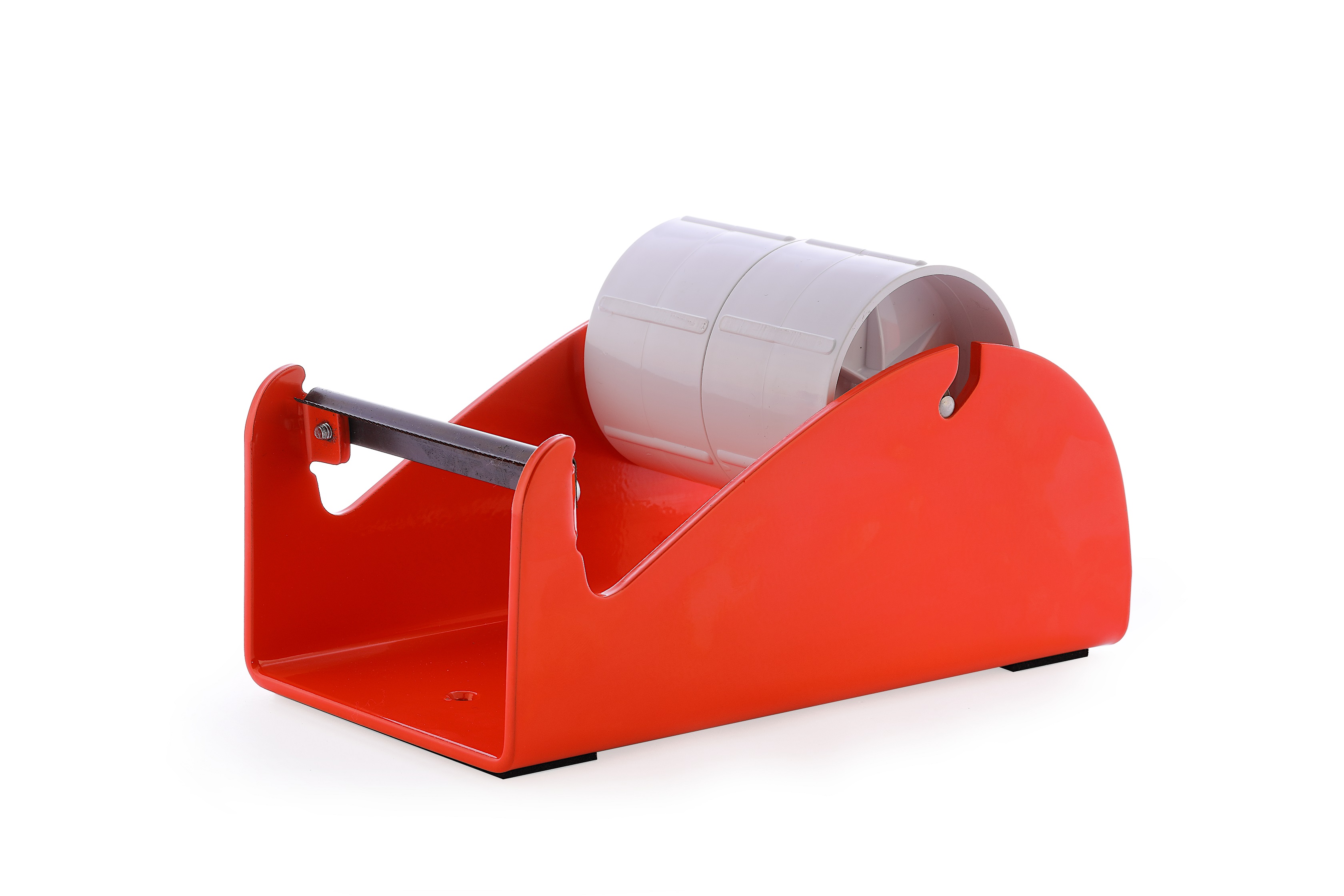Klebeband-Tischabroller Rot, 150mm Bandbreite, 145mm Außendurchmesser