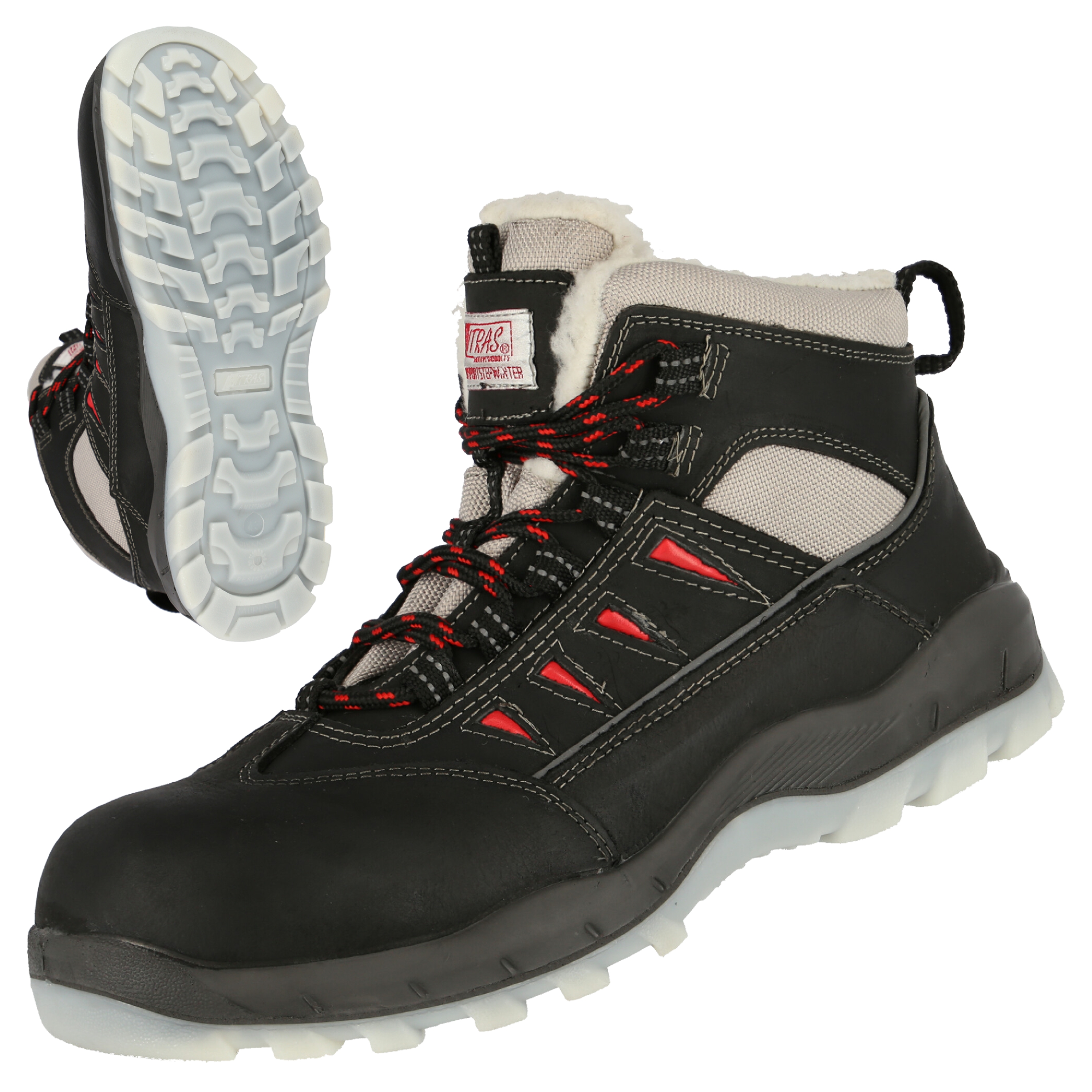 NITRAS SPORT STEP MID W, S3 CI Sicherheitswinterstiefel, halbhoch, schwarz, EN ISO 20345, DGUV Regel 112-191