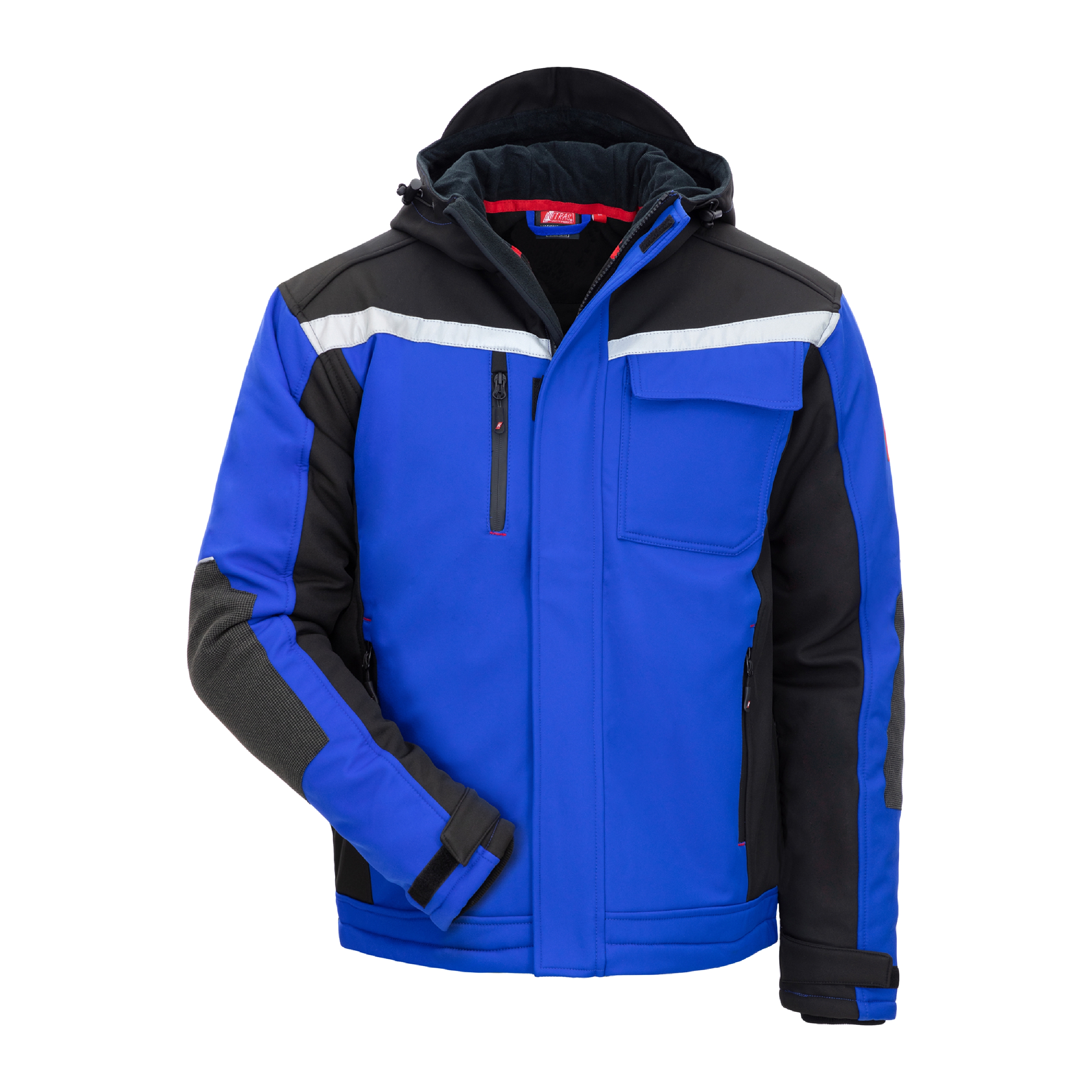 NITRAS MOTION TEX PLUS, Winter-Softshelljacke, königsblau / schwarz