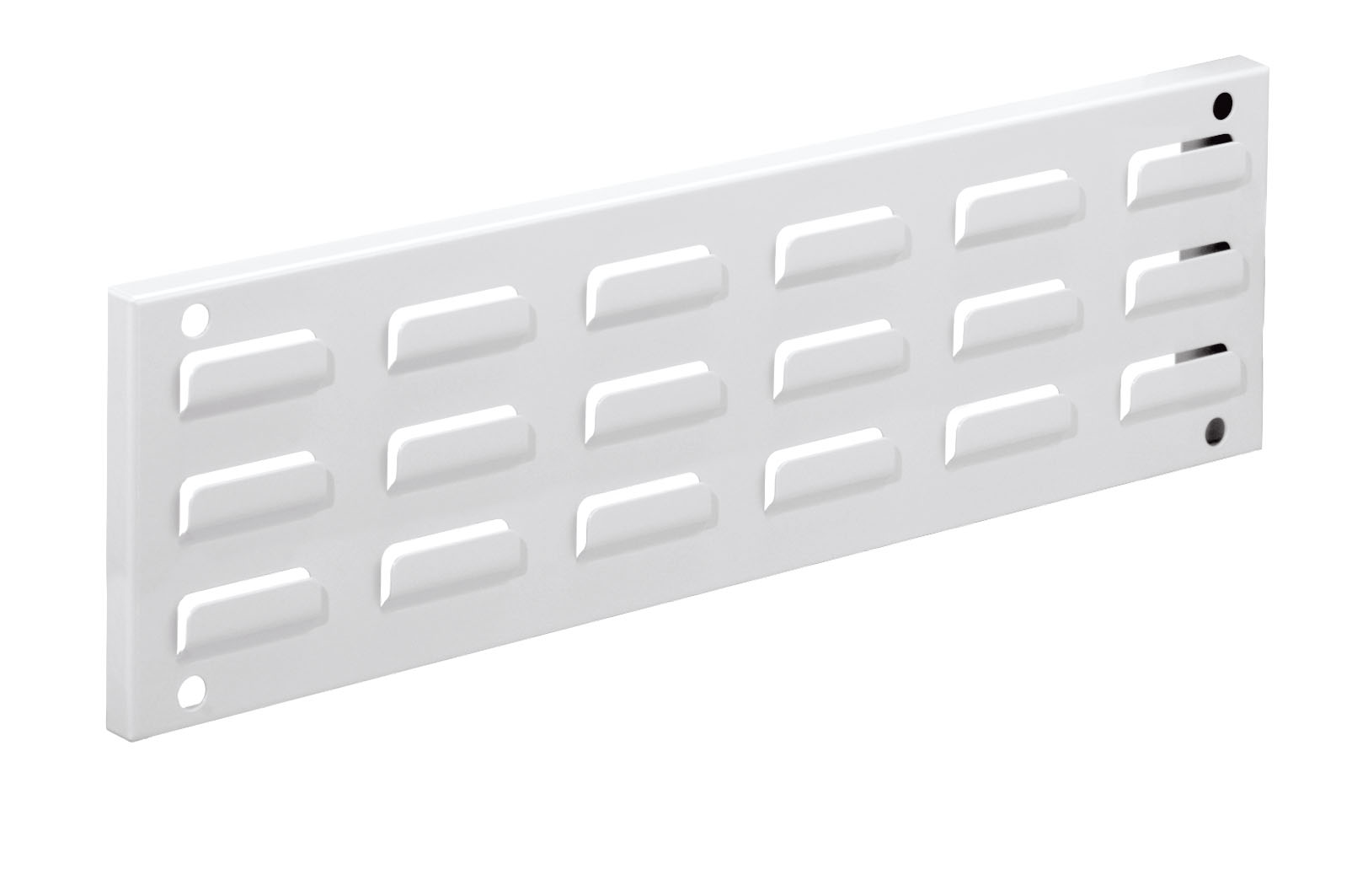 ®RasterPlan Wandschiene Schlitzplatte L 460 x H 140 mm. RAL 7035.
