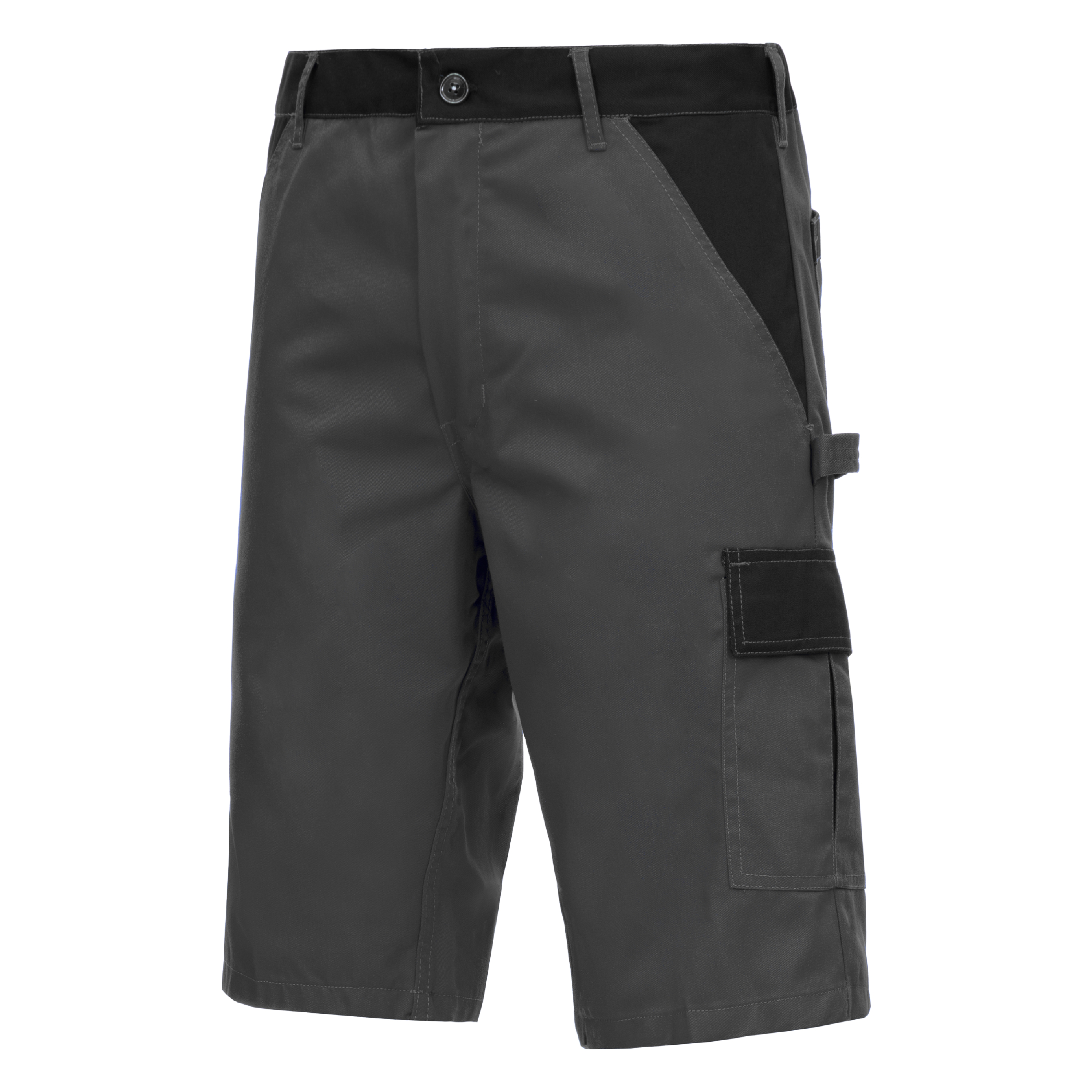 NITRAS MOTION TEX LIGHT, Arbeitshose, kurz, grau / schwarz, OEKO-TEX