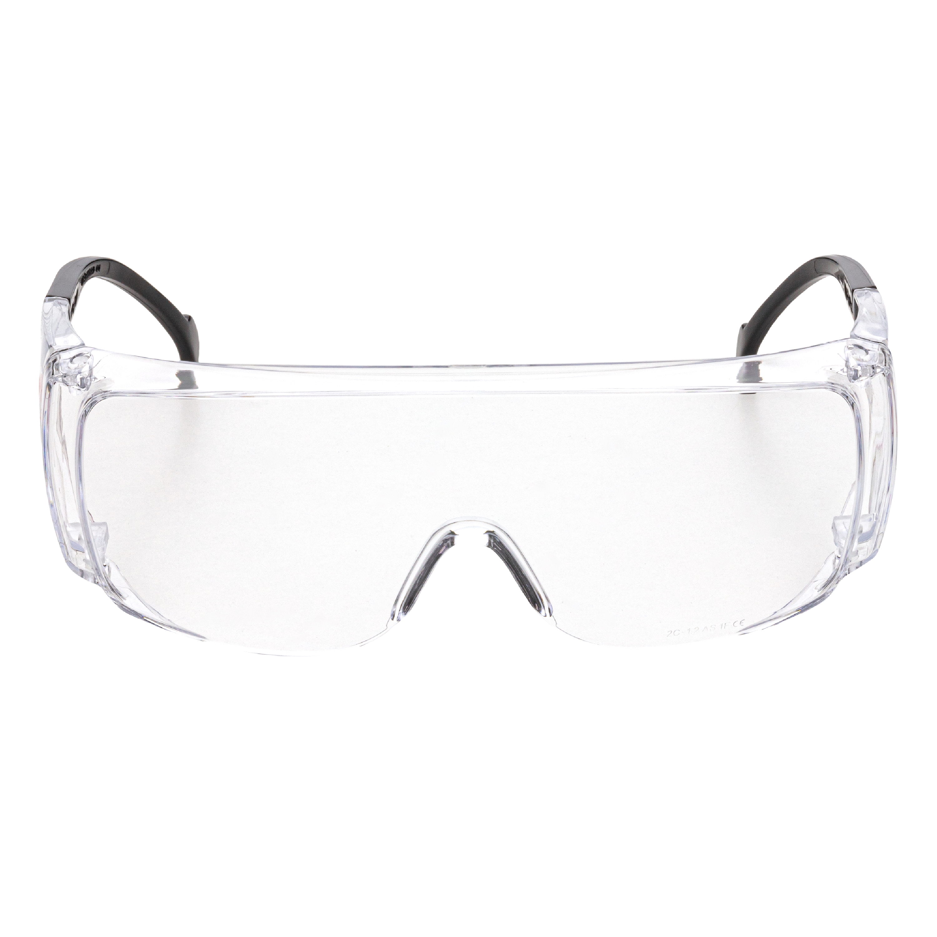 NITRAS VISION PROTECT OTG, Schutzbrille, schwarz / transparent, EN 166