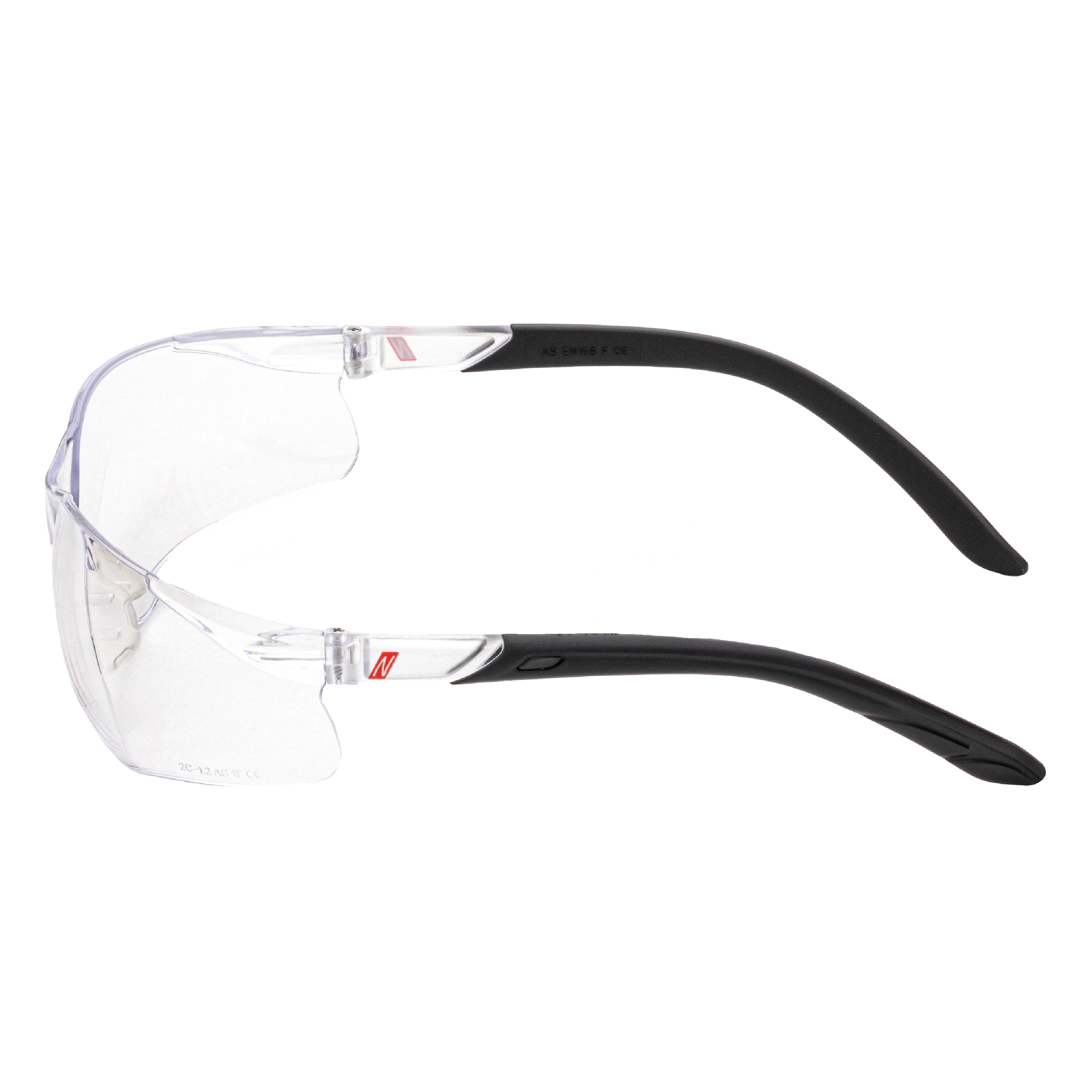 NITRAS VISION PROTECT, Schutzbrille, schwarz / transparent, EN 166