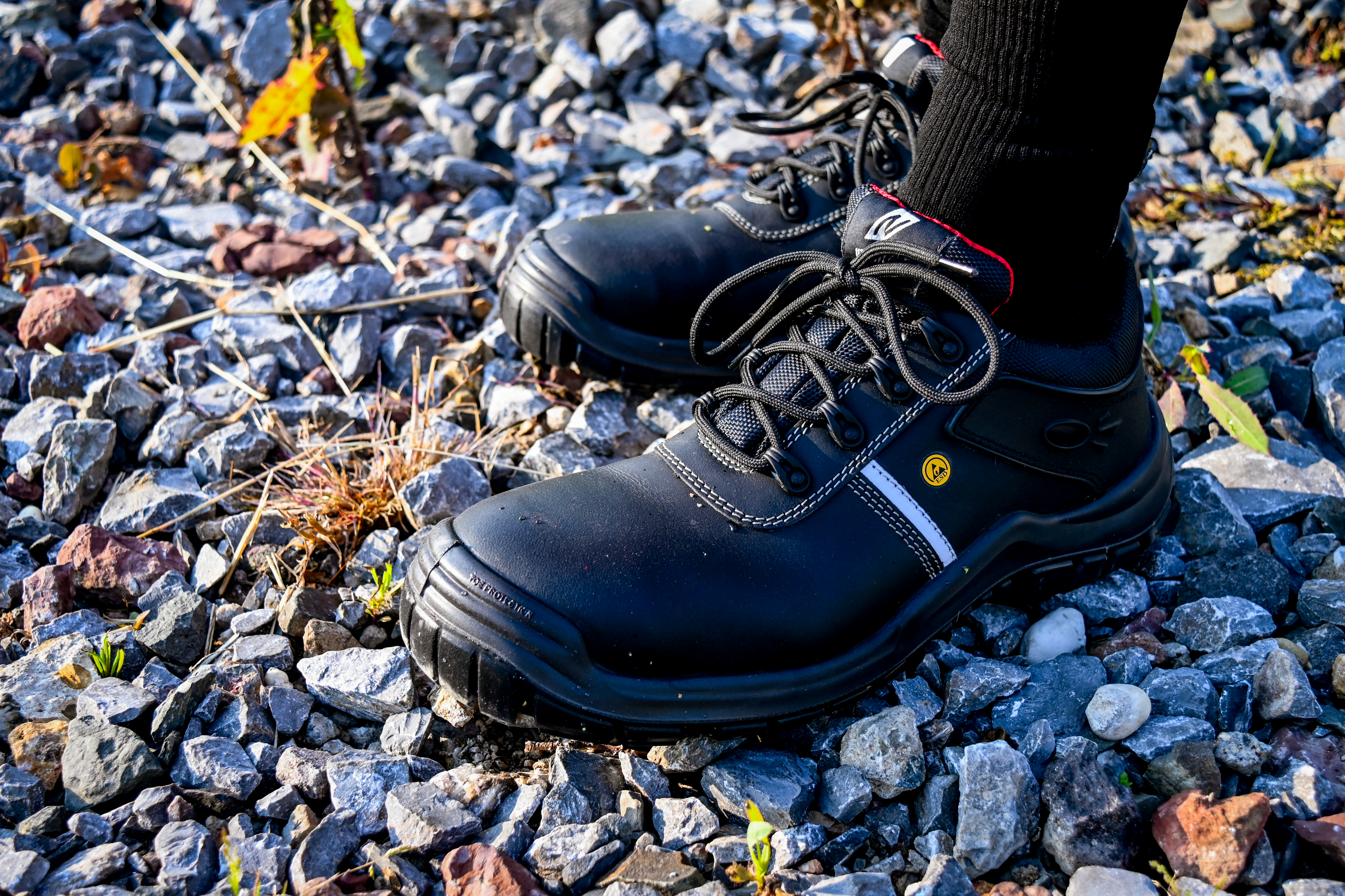 NITRAS UTILITY STEP, S3L CI FO SR Sicherheitshalbschuhe, schwarz, EN ISO 20345, EN IEC 61340-4-3, DGUV Regel 112-191