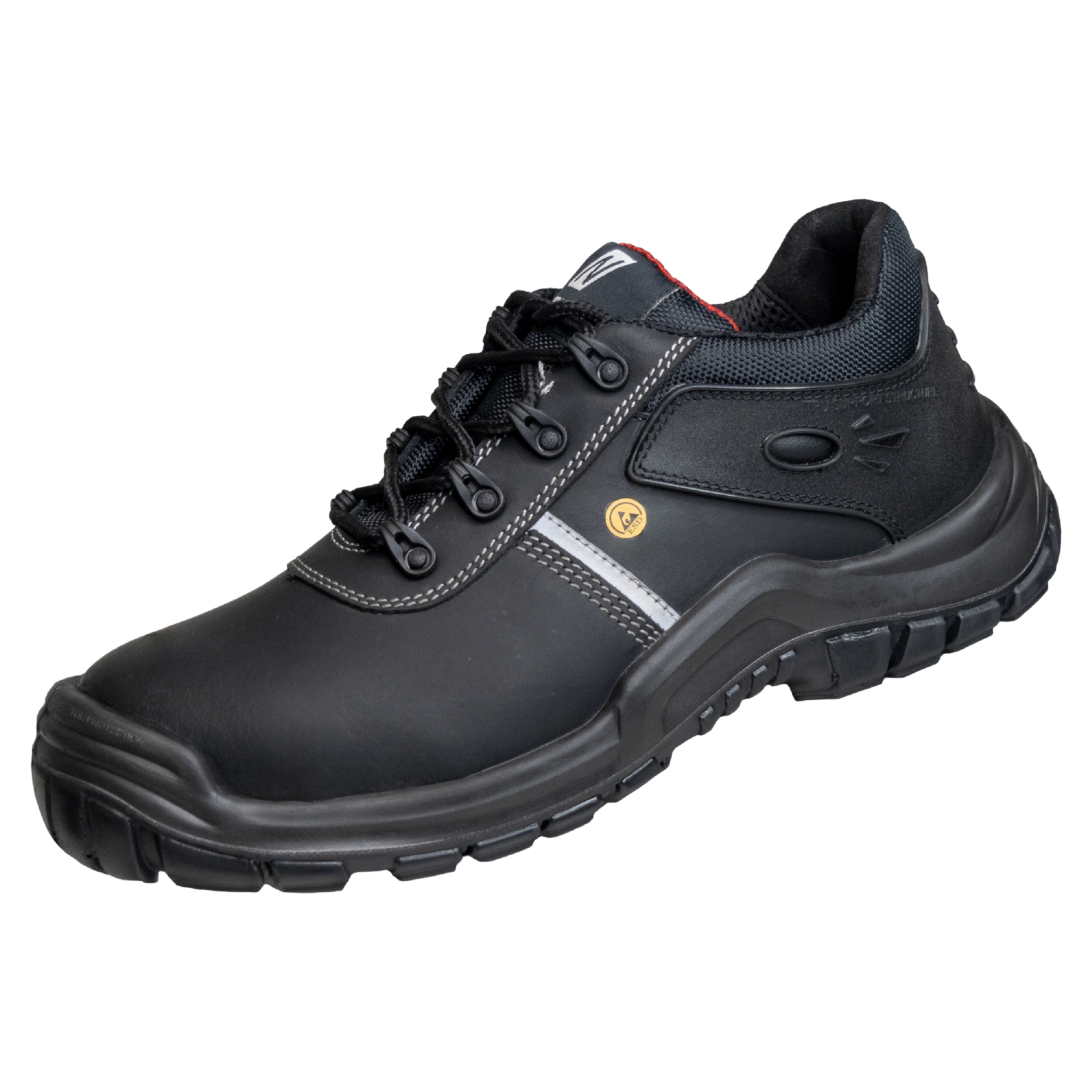 NITRAS UTILITY STEP, S3L CI FO SR Sicherheitshalbschuhe, schwarz, EN ISO 20345, EN IEC 61340-4-3, DGUV Regel 112-191
