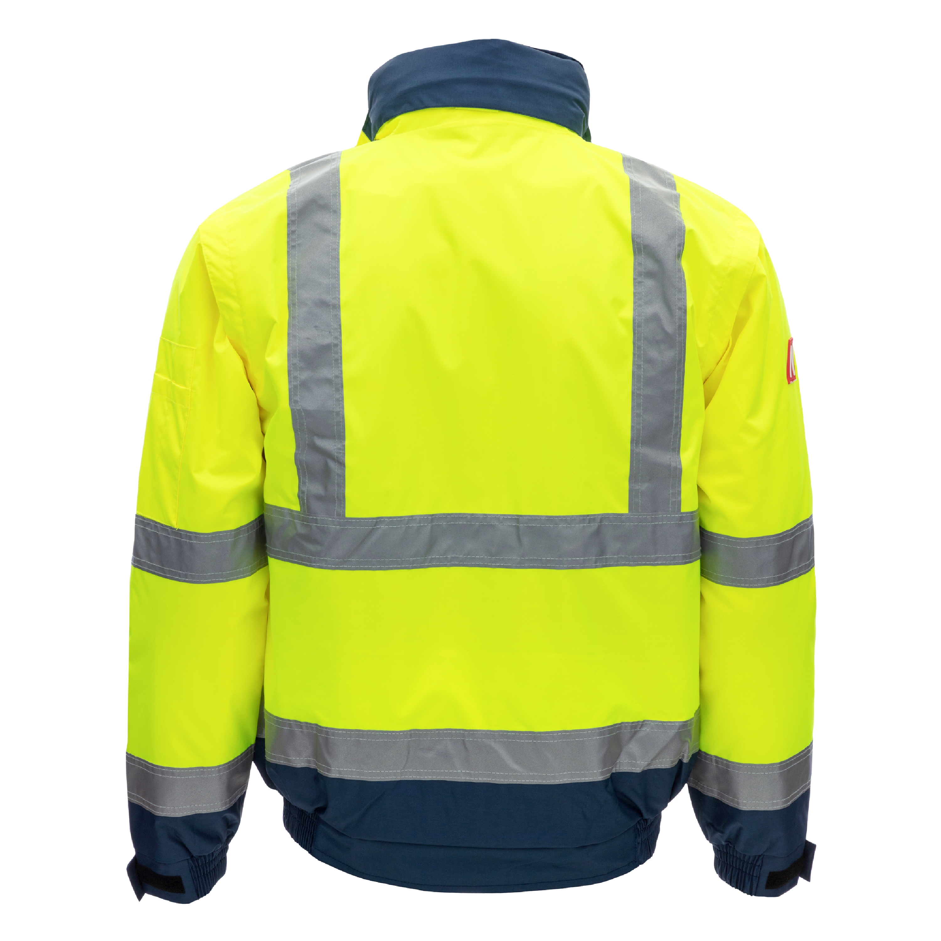 NITRAS MOTION TEX VIZ PLUS, Warnschutz-Pilotenjacke, neongelb / marineblau, EN ISO 13688, EN ISO 20471, EN 343