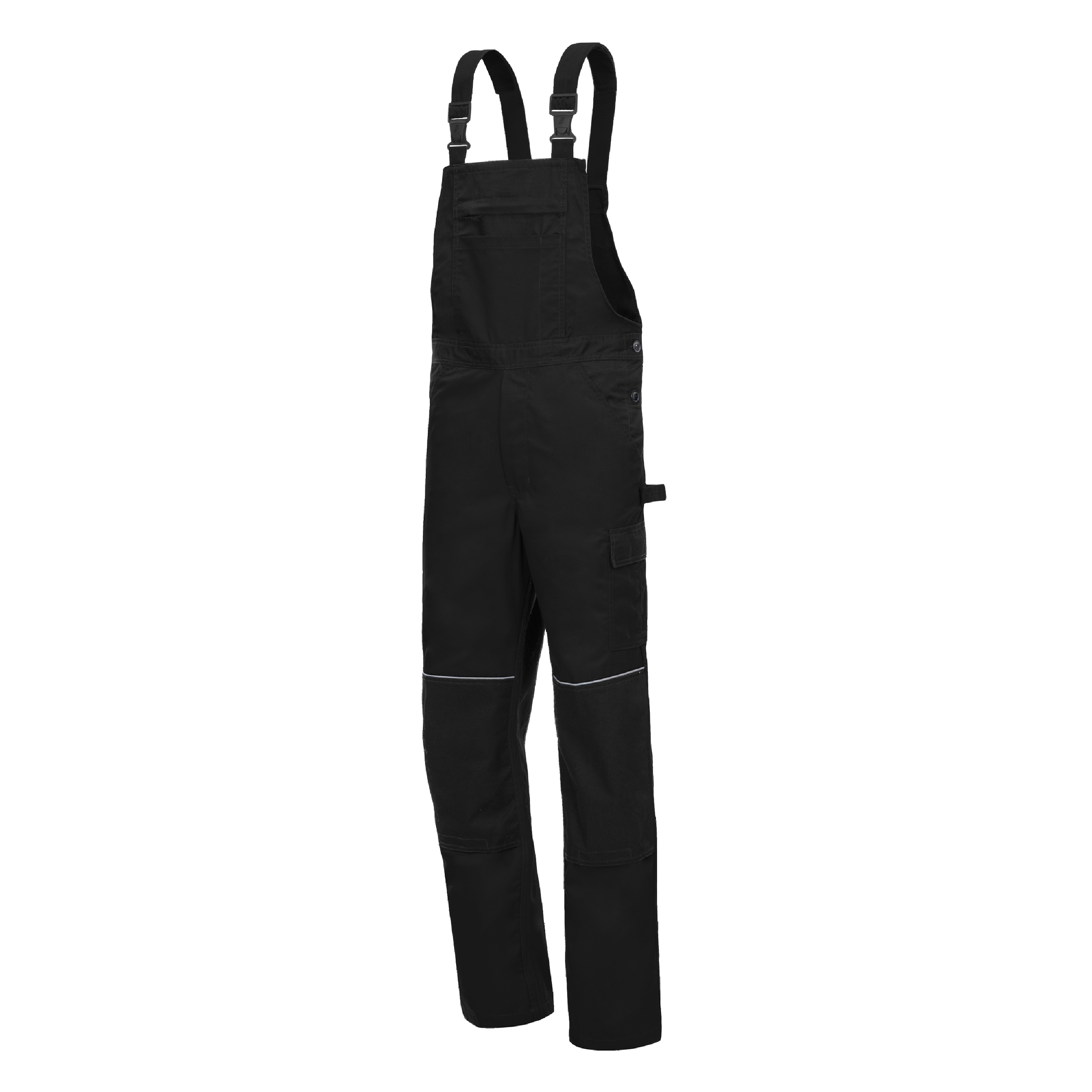 NITRAS MOTION TEX LIGHT, Latzhose, lang, schwarz, OEKO-TEX