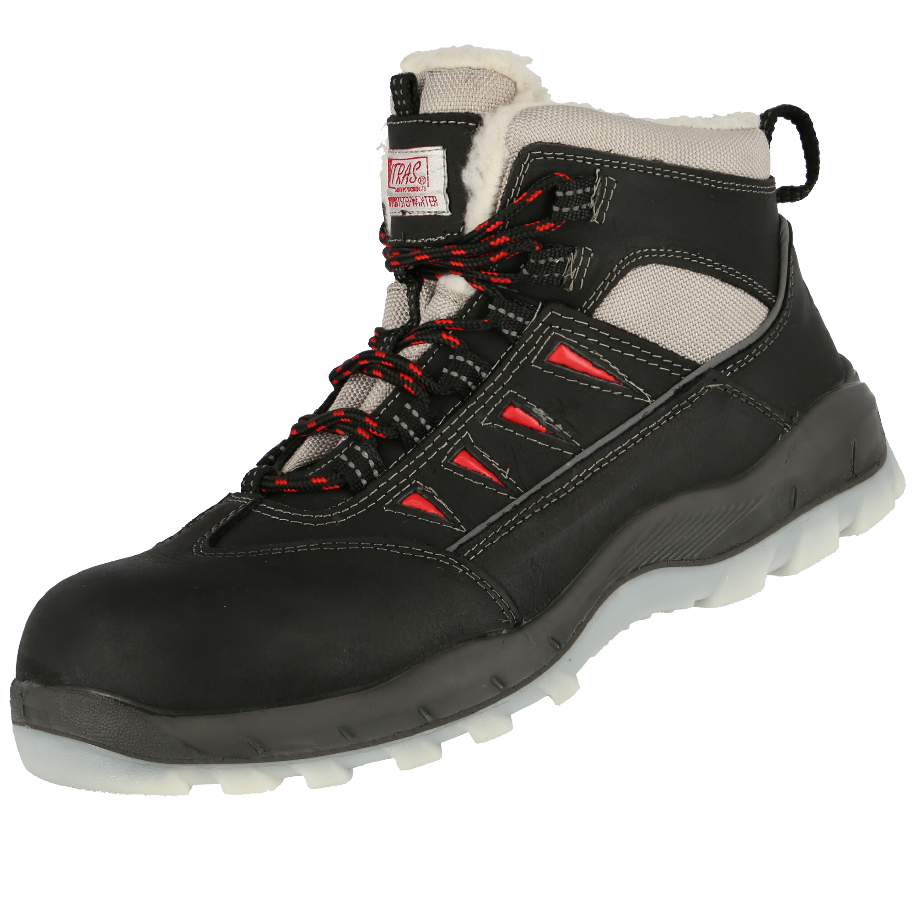 NITRAS SPORT STEP MID W, S3 CI Sicherheitswinterstiefel, halbhoch, schwarz, EN ISO 20345, DGUV Regel 112-191