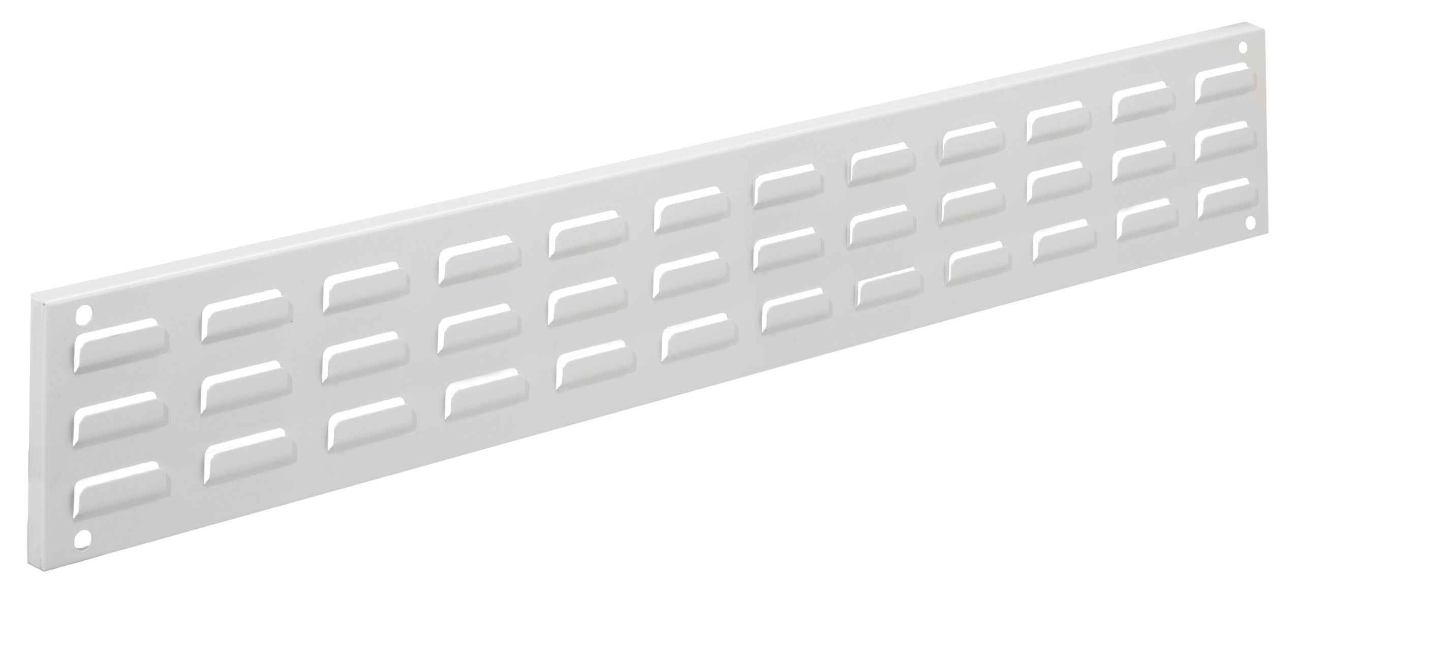 ®RasterPlan Wandschiene Schlitzplatte L 920 x H 140 mm. RAL 7035.