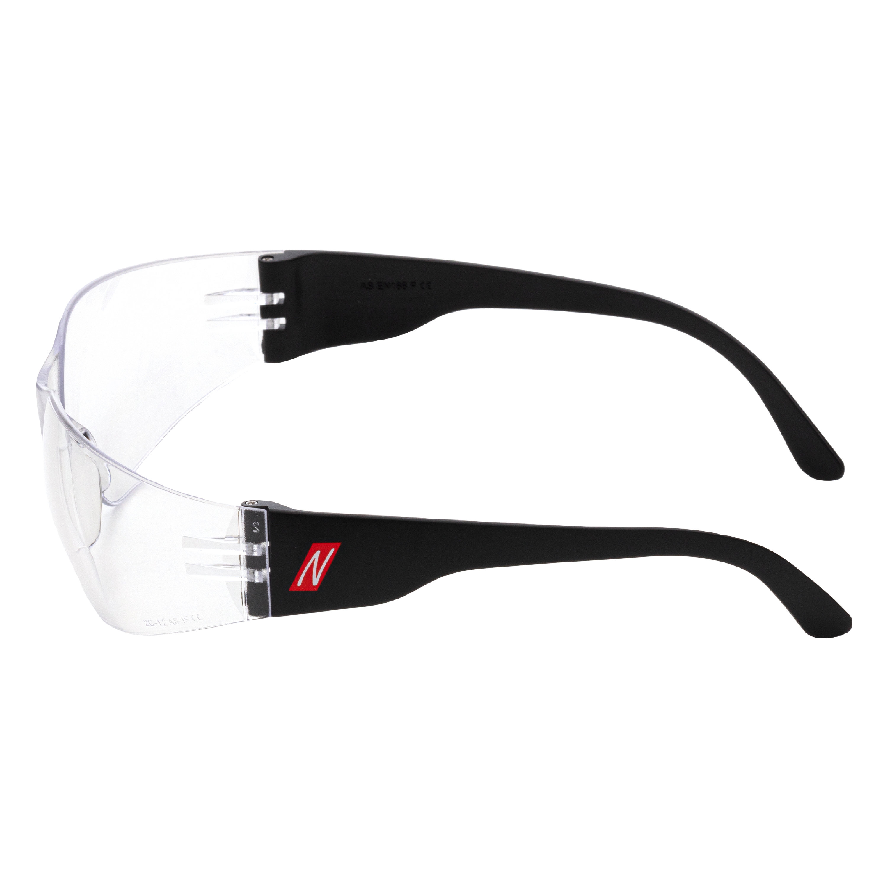 NITRAS VISION PROTECT BASIC, Schutzbrille, schwarz, EN 166