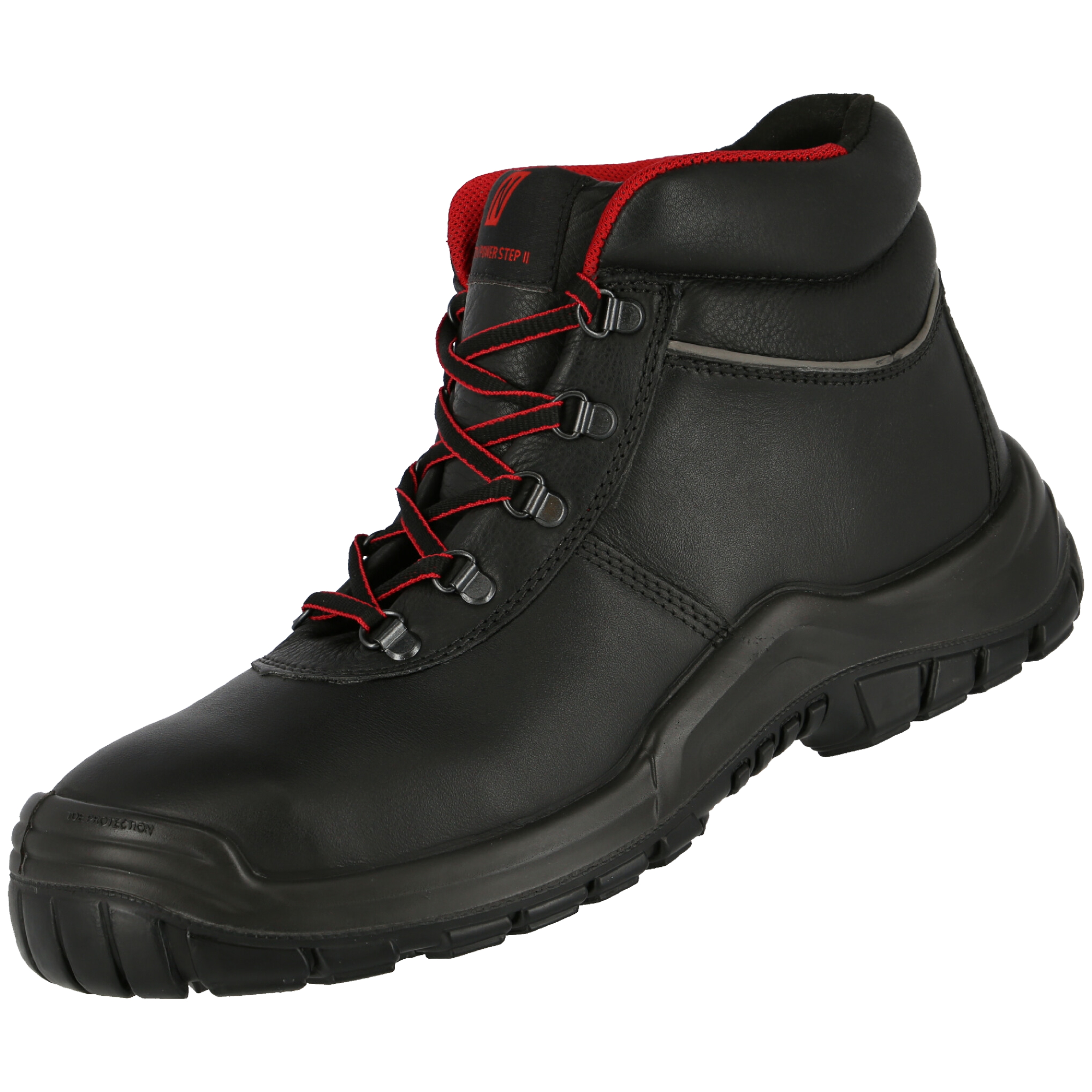 NITRAS POWER STEP MID, S3 HI HRO Sicherheitsstiefel, halbhoch, schwarz, EN ISO 20345, DGUV Regel 112-191