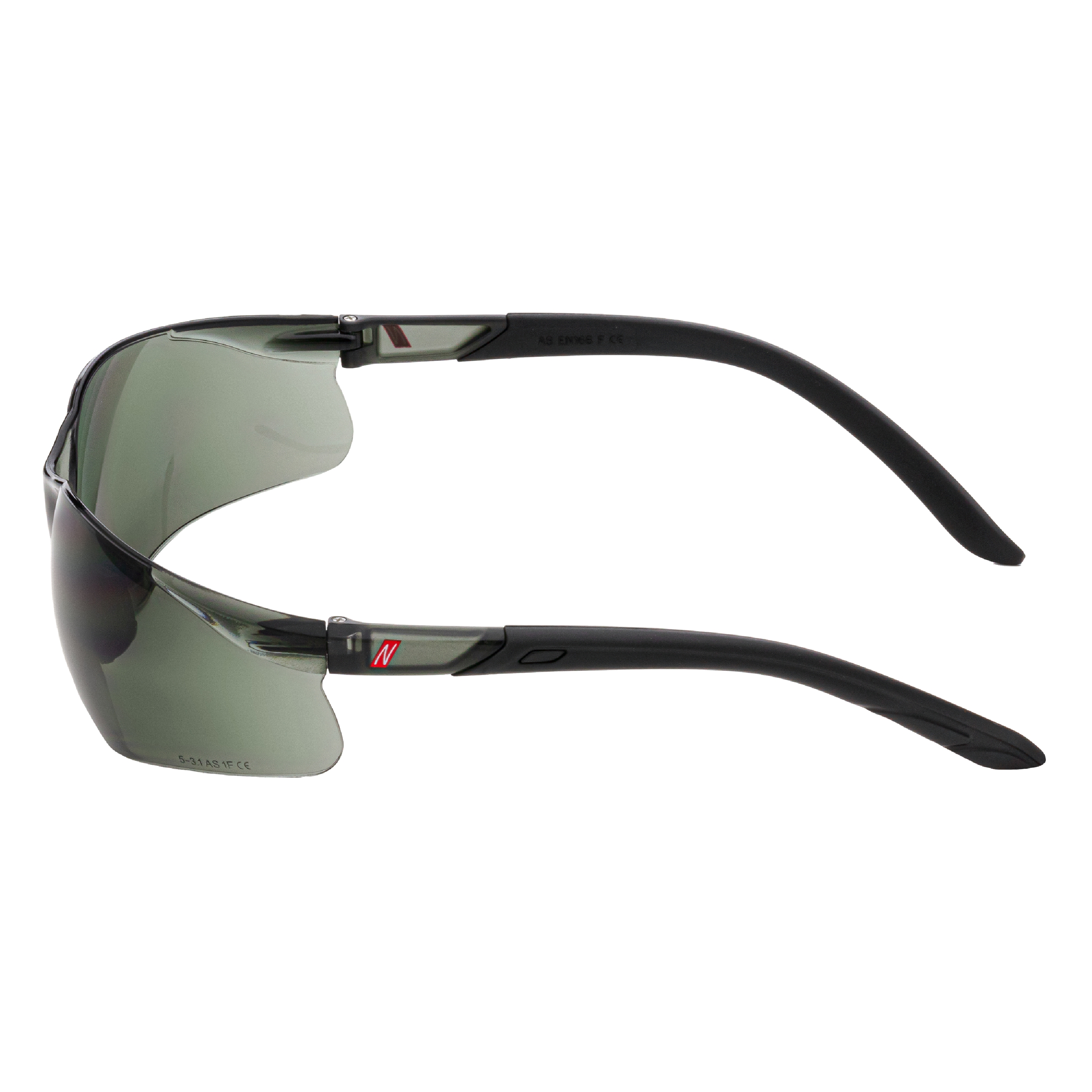 NITRAS VISION PROTECT, Schutzbrille, schwarz / schwarz, EN 166