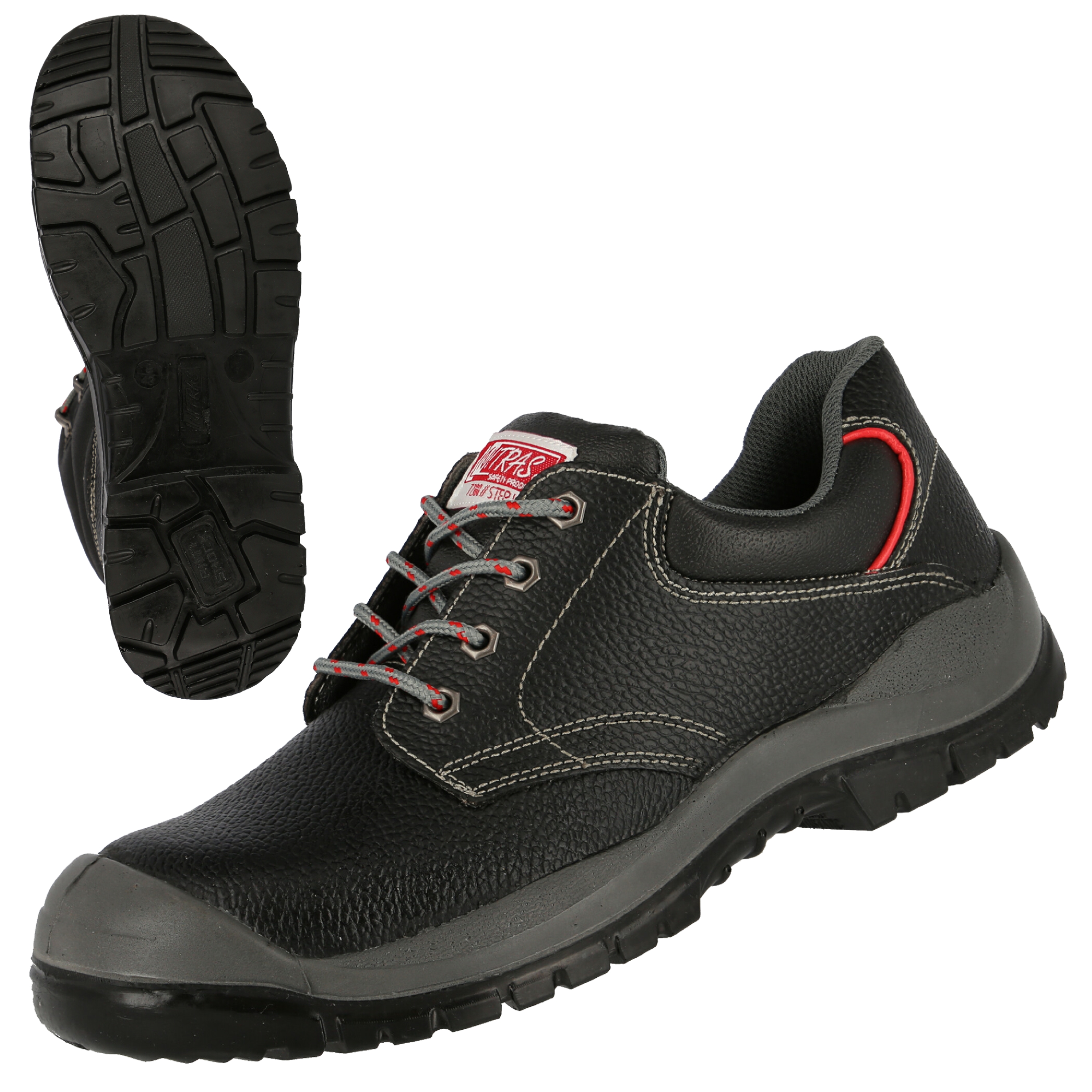 NITRAS STEP, S3 Sicherheitshalbschuhe, schwarz, EN ISO 20345