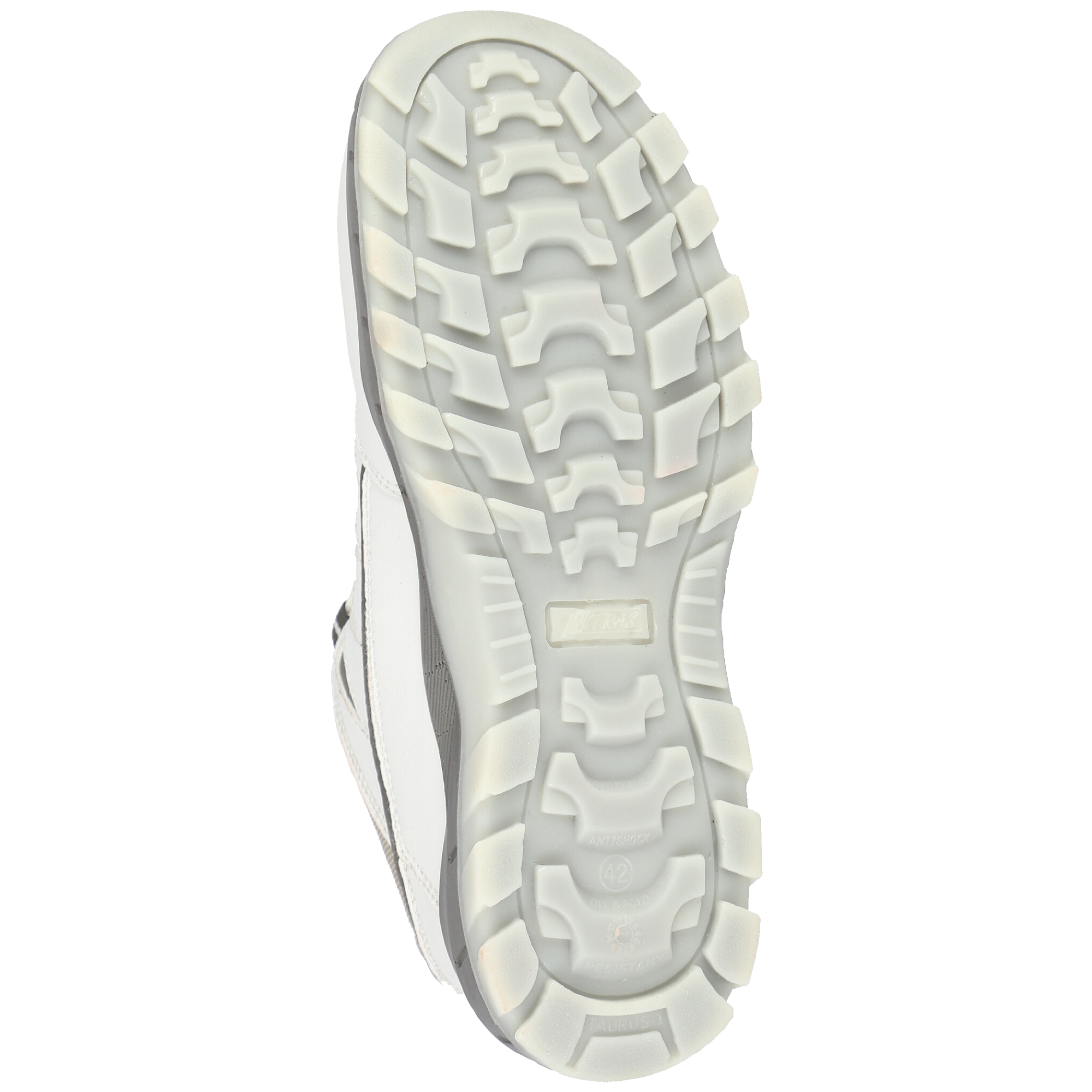 NITRAS SPORT STEP WH, S3 Sicherheitshalbschuhe, weiß, EN ISO 20345, EN 61340-4-3, DGUV Regel 112-191