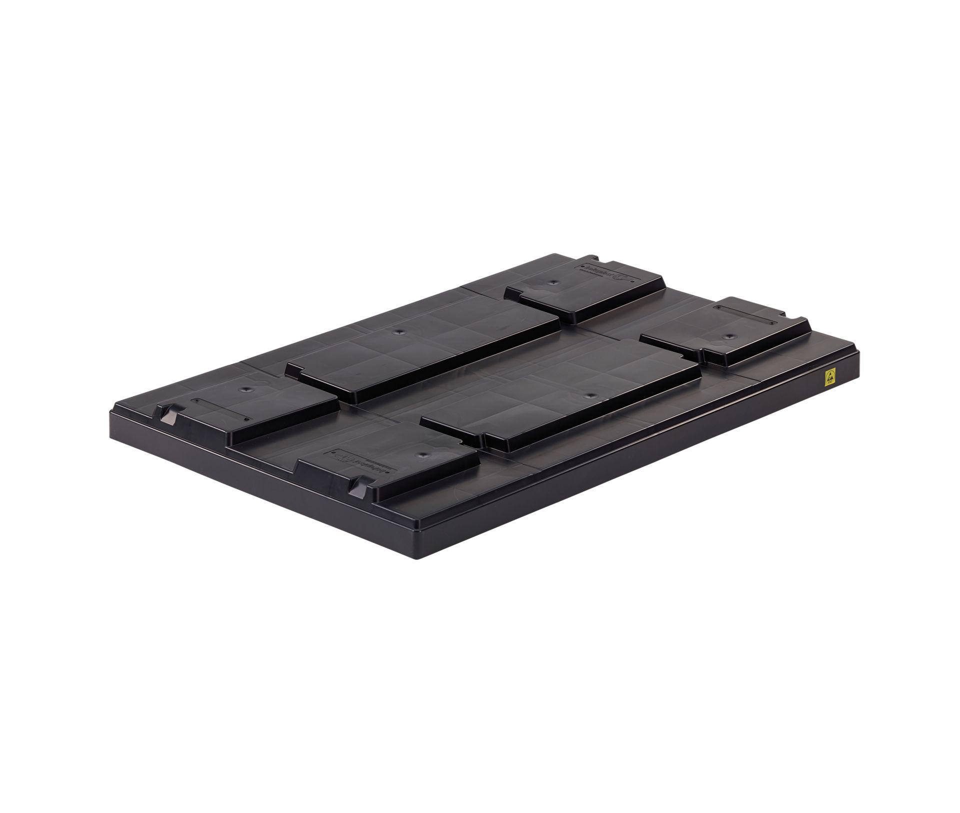 Palettenabdeckplatten 1205 x 805 mm - VDA-Palettenabschlussplatte/Palettenabschlussdeckel Farbe: schwarz