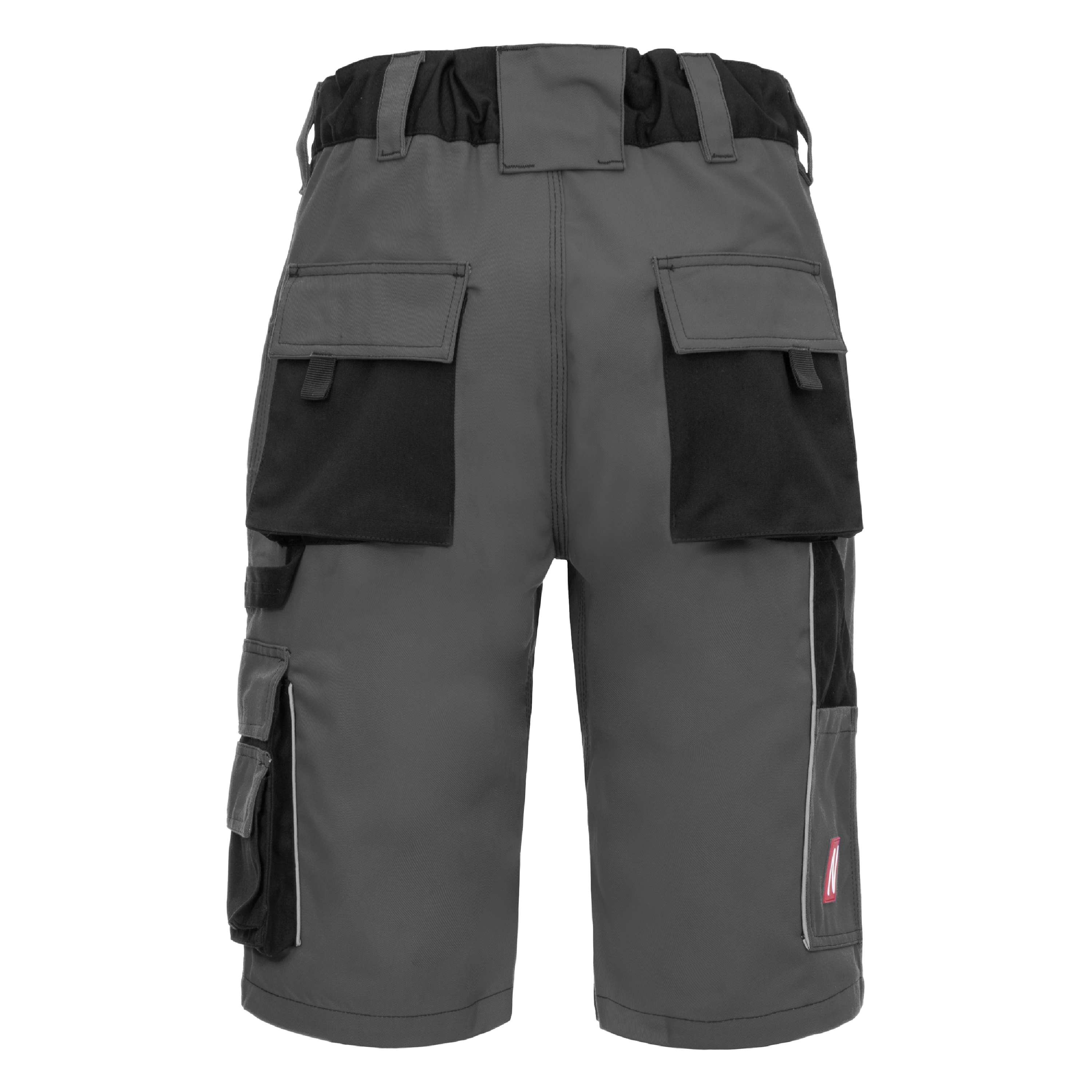 NITRAS MOTION TEX PLUS, Arbeitshose, kurz, grau / schwarz, OEKO-TEX
