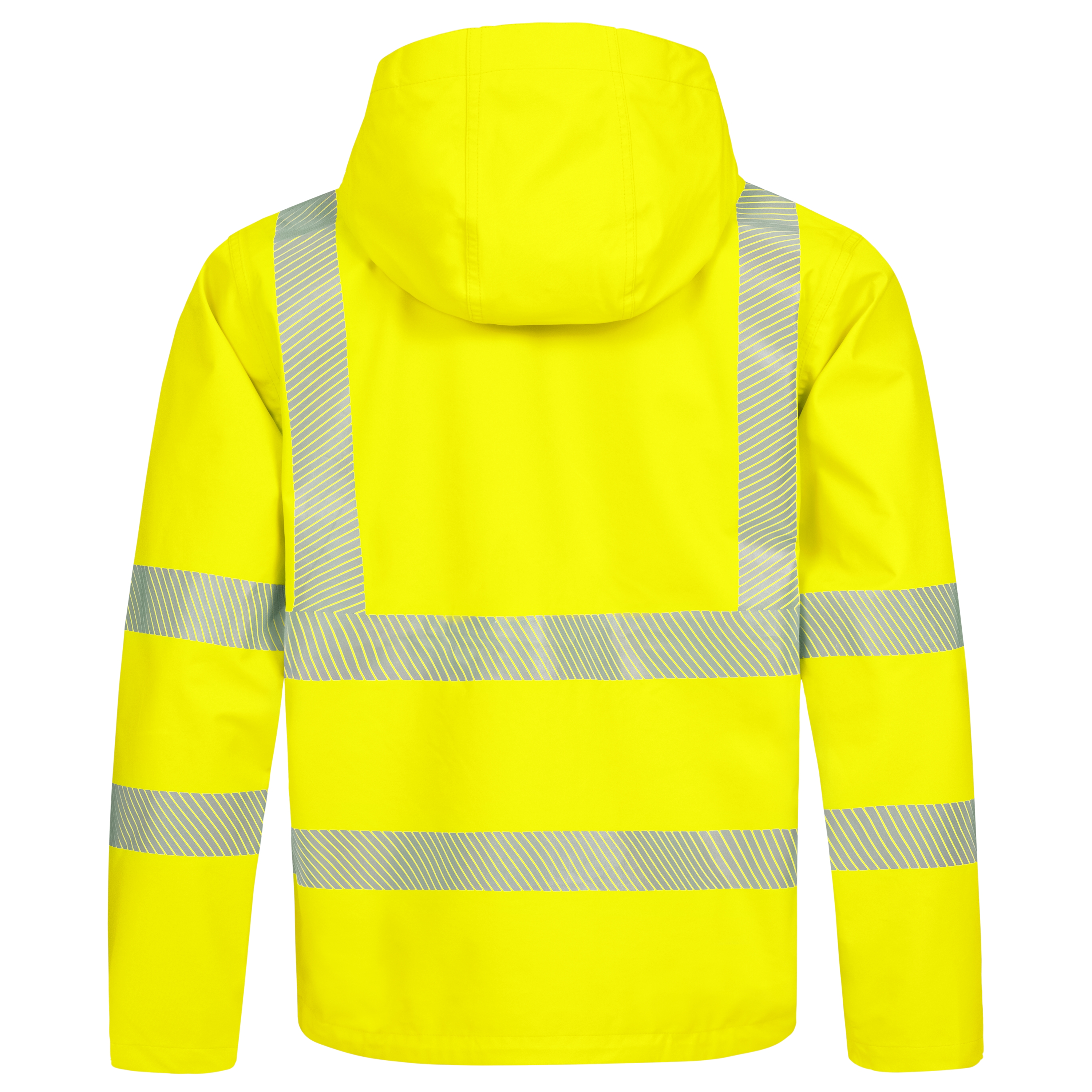 NITRAS MOTION TEX VIZ PLUS, Warnschutz-Regenjacke, neongelb (Farbcode: 4000), EN ISO 20471, EN 343