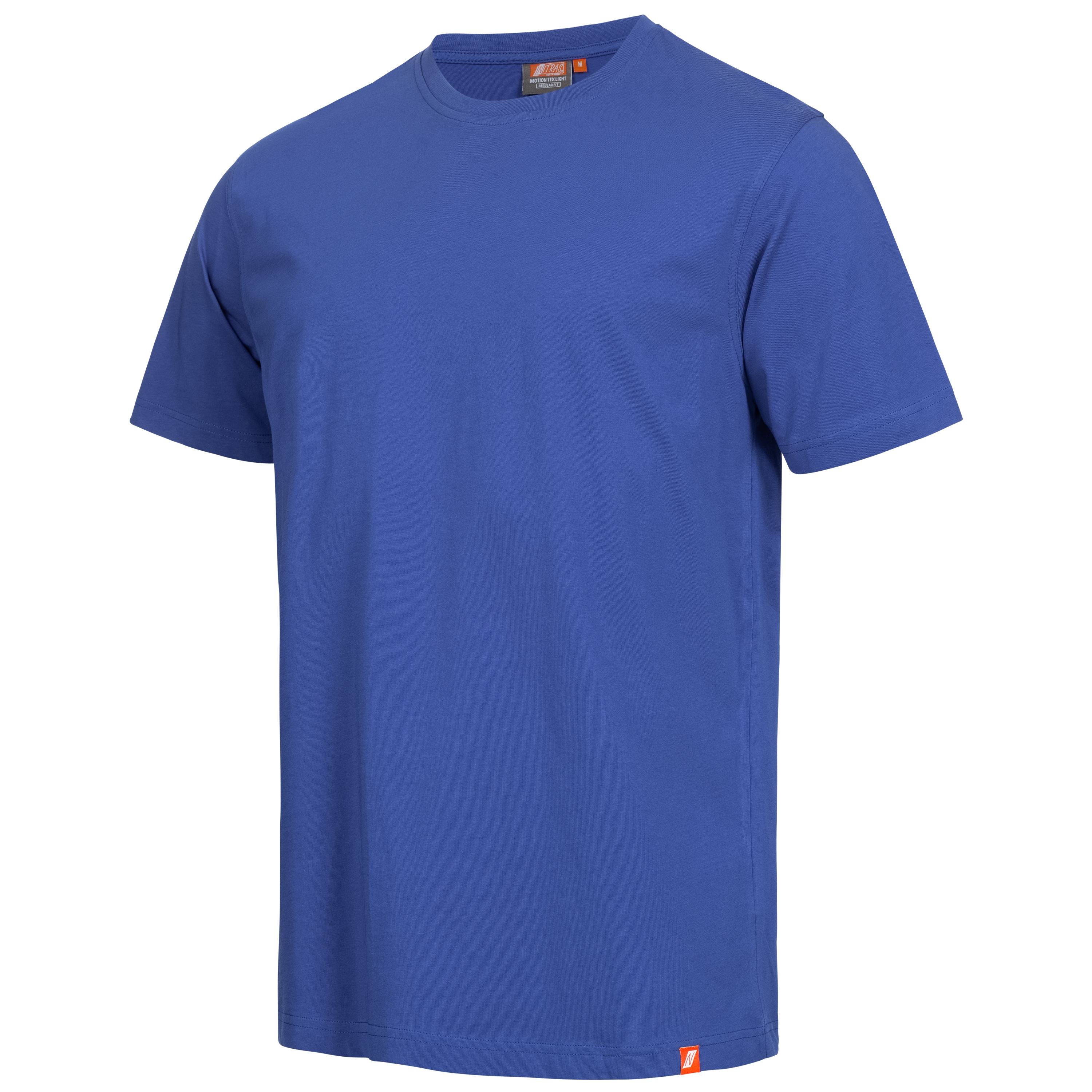 NITRAS MOTION TEX LIGHT, T-Shirt, königsblau (Farbcode: 2000), vorgewaschen, Rundhals, Nackenband, 100% Baumwolle, 160 g/qm, EN 13758-2 (mit Ausnahme von Weiß und Hellgrau), STANDARD 100 by OEKO-TEX®