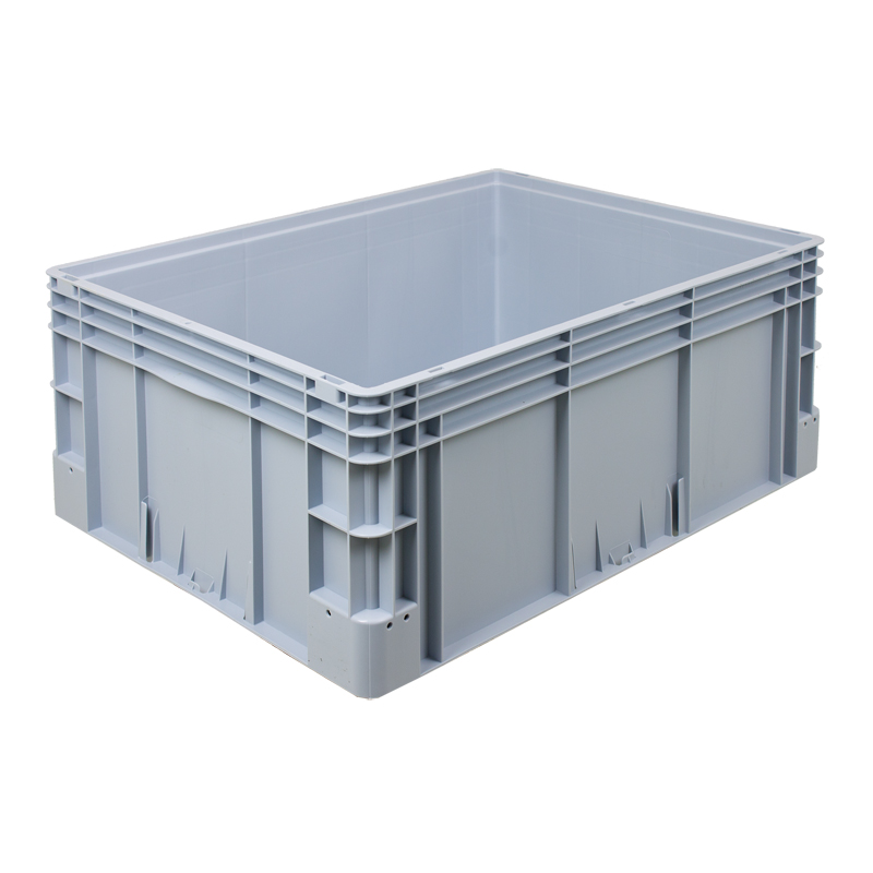 Behälter geschlossen 800 x 600 x 320 mm Farbe: grau