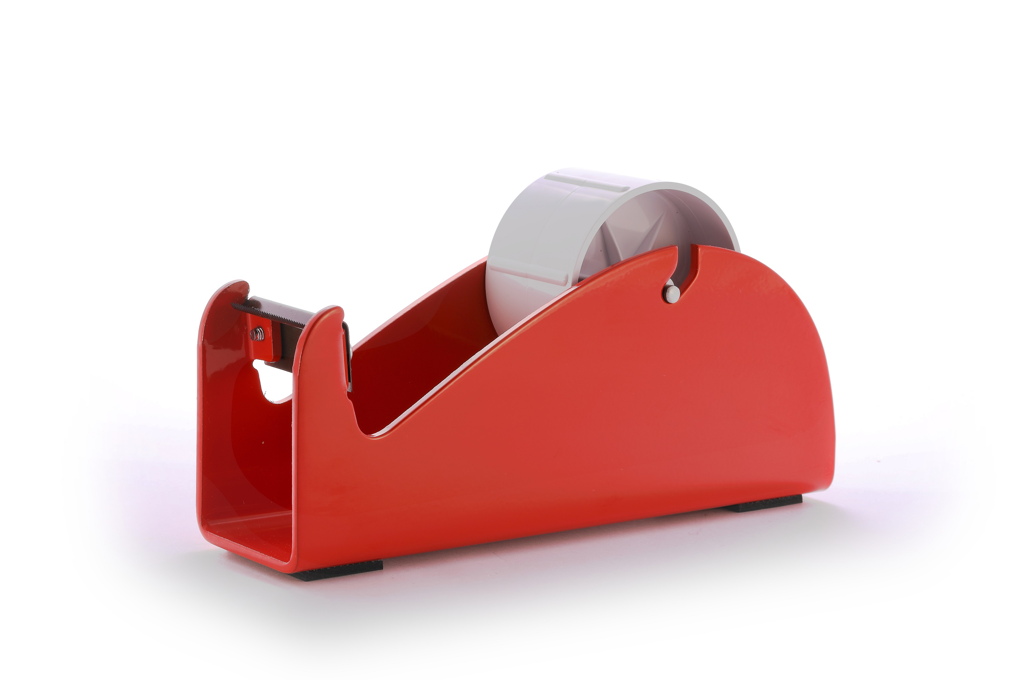 Klebeband-Tischabroller Rot, 75mm Bandbreite, 145mm Außendurchmesser