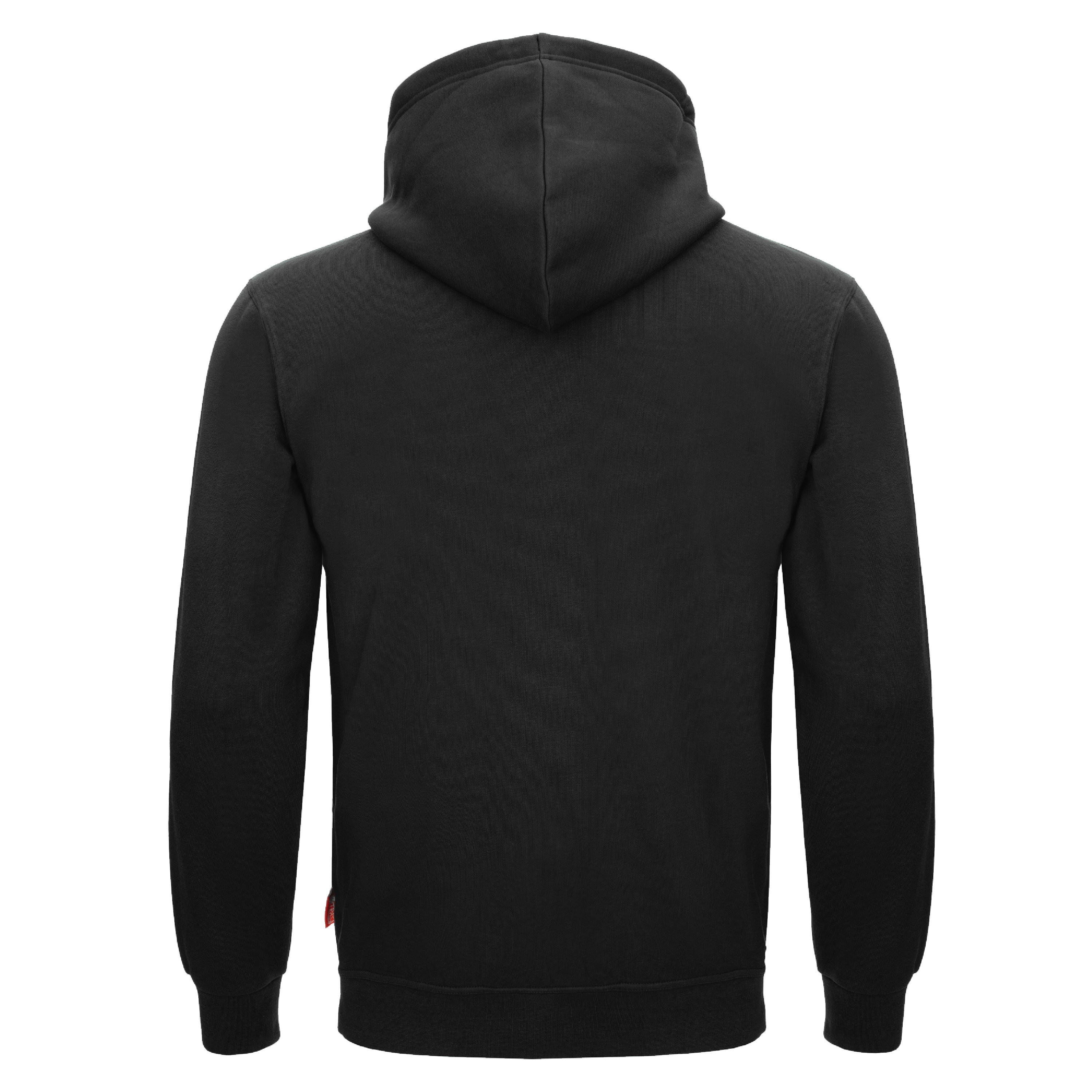 NITRAS MOTION TEX LIGHT, Kapuzenpullover, schwarz (Farbcode: 1000), 70% Baumwolle / 30% Polyester, 300g/qm, STANDARD 100 by OEKO-TEX®