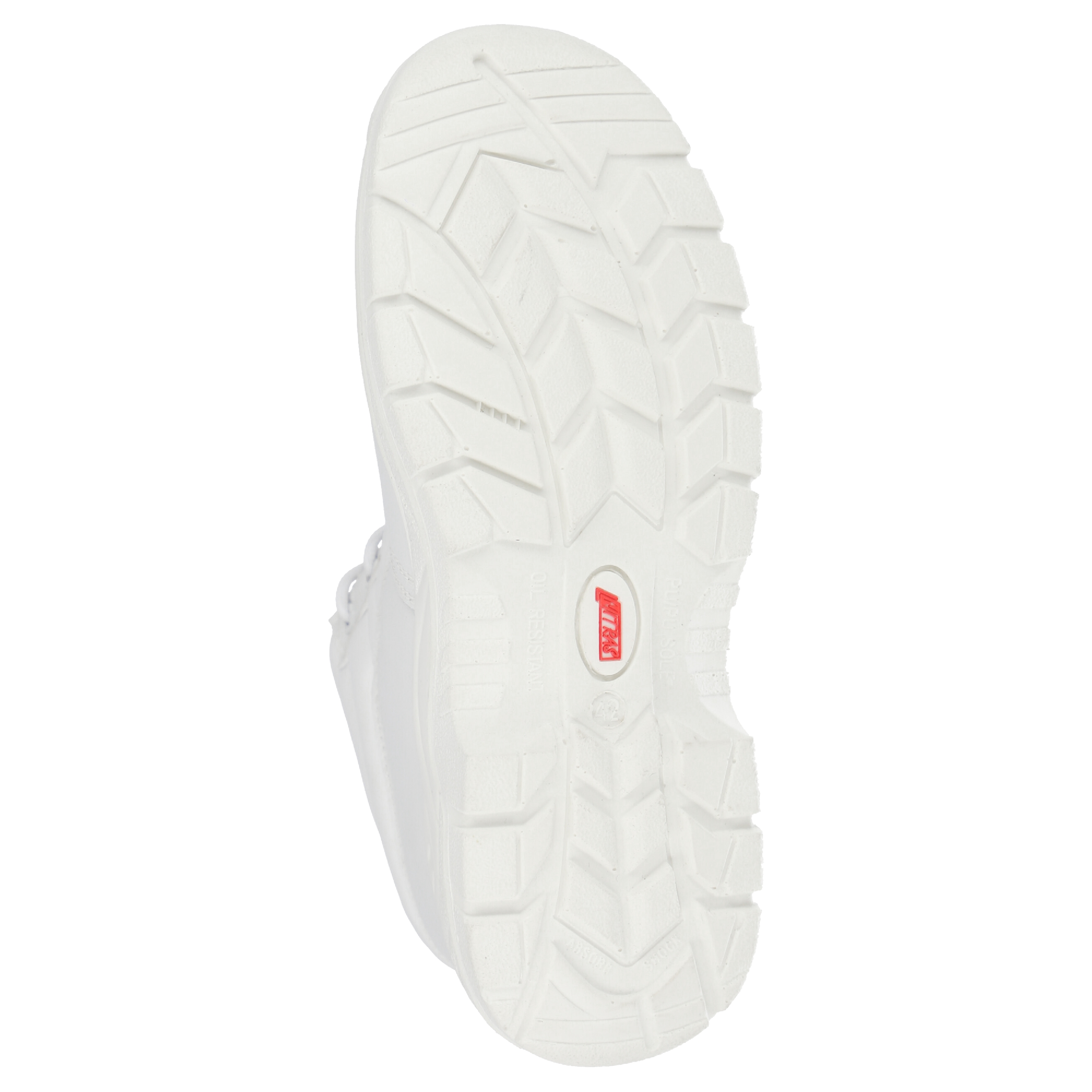 NITRAS CLEAN STEP MID, S2 Sicherheitsstiefel, halbhoch, weiß, EN ISO 20345