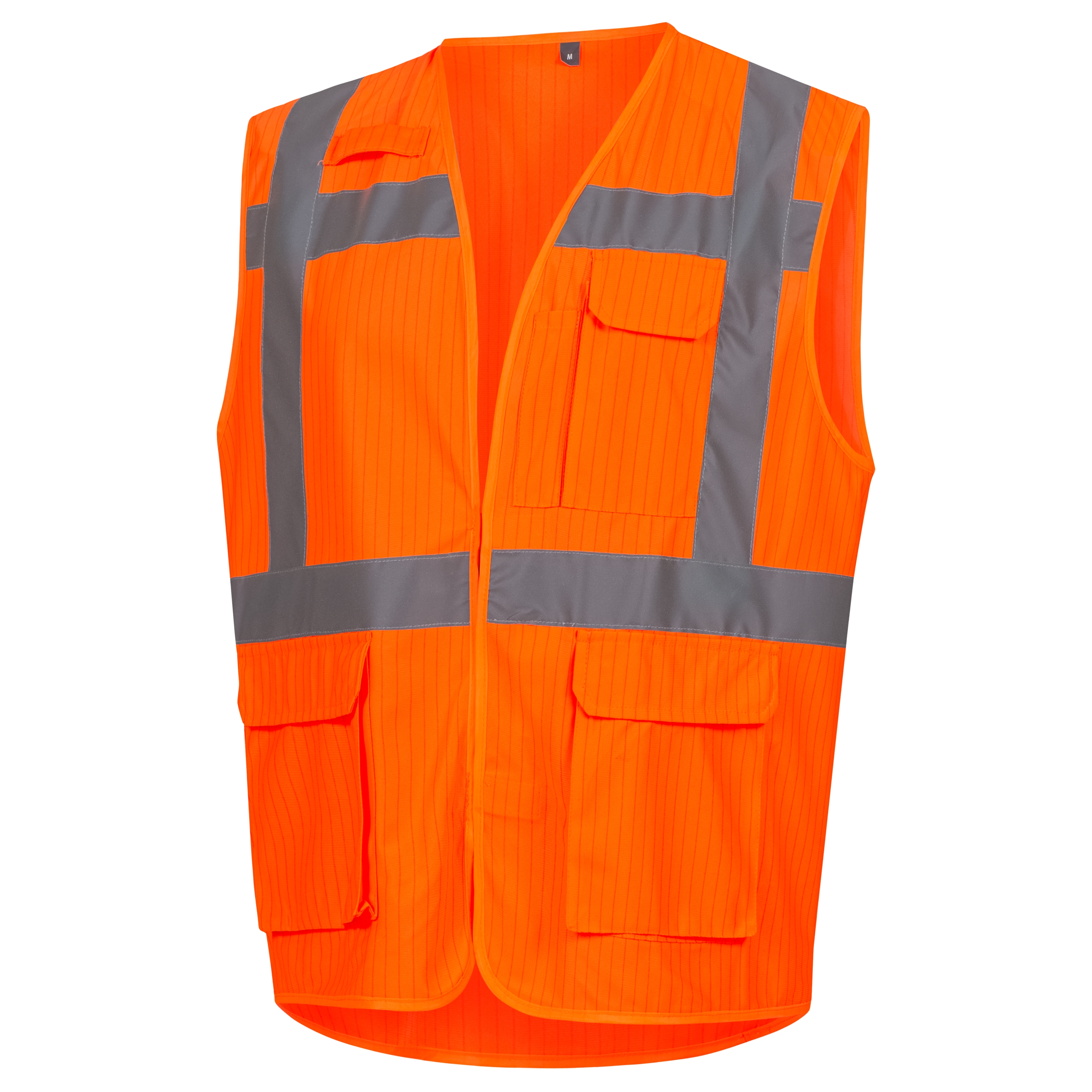 NITRAS Warn-Weste, neonorange, EN ISO 13688, EN ISO 20471, EN 1149