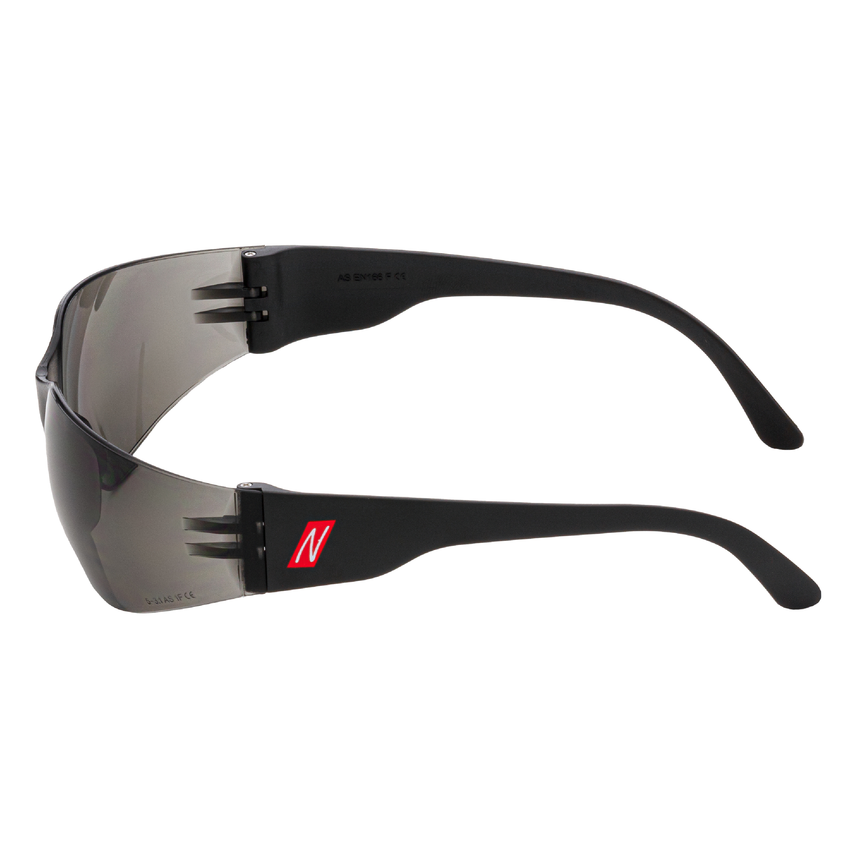 NITRAS VISION PROTECT BASIC, Schutzbrille, schwarz / schwarz, EN 166